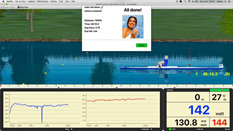 apple watch indoor rowing