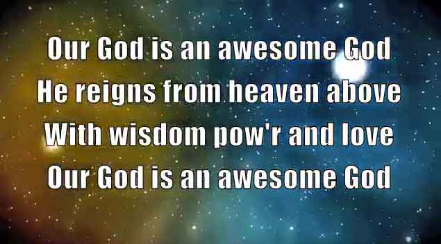 our-God-is-an-awesome-God