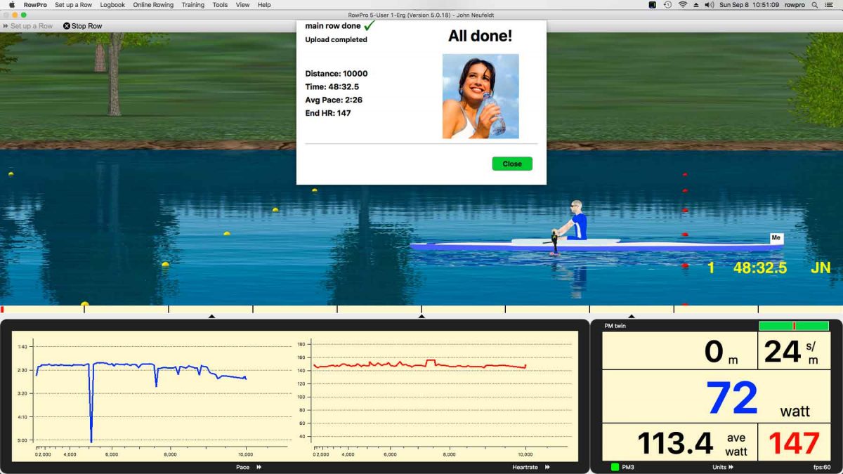 apple watch indoor rowing